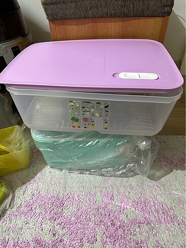 Beden mor Renk Tupperware sera
