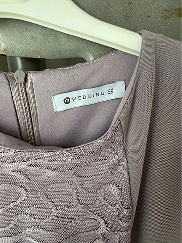 42 Beden mor Renk 42 beden desing elbise