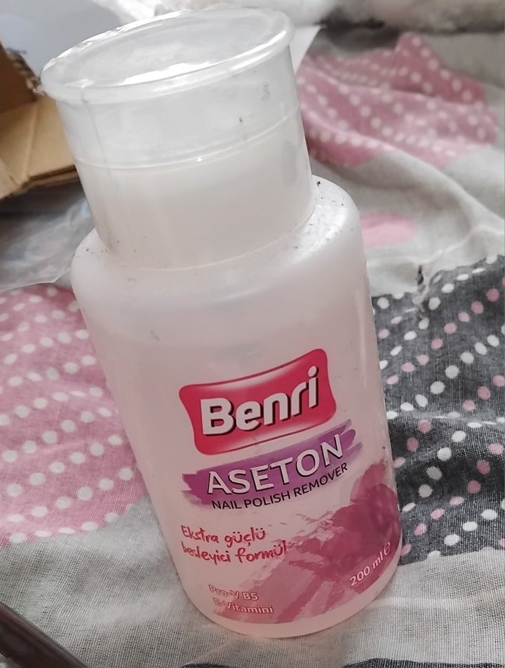 Benri Aseton 200 ml Tırnak Oje Temizleyici ekstra güçlü - Görsel 2