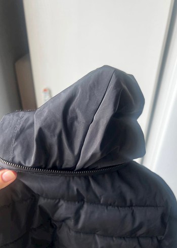 Çocuk mont Kürklü Siyah Kışlık - Görsel 3