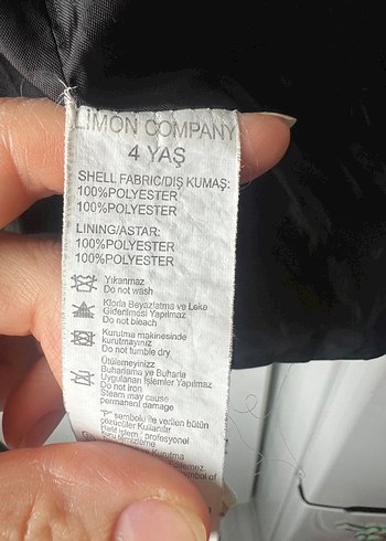 Çocuk mont Kürklü Siyah Kışlık - Görsel 4