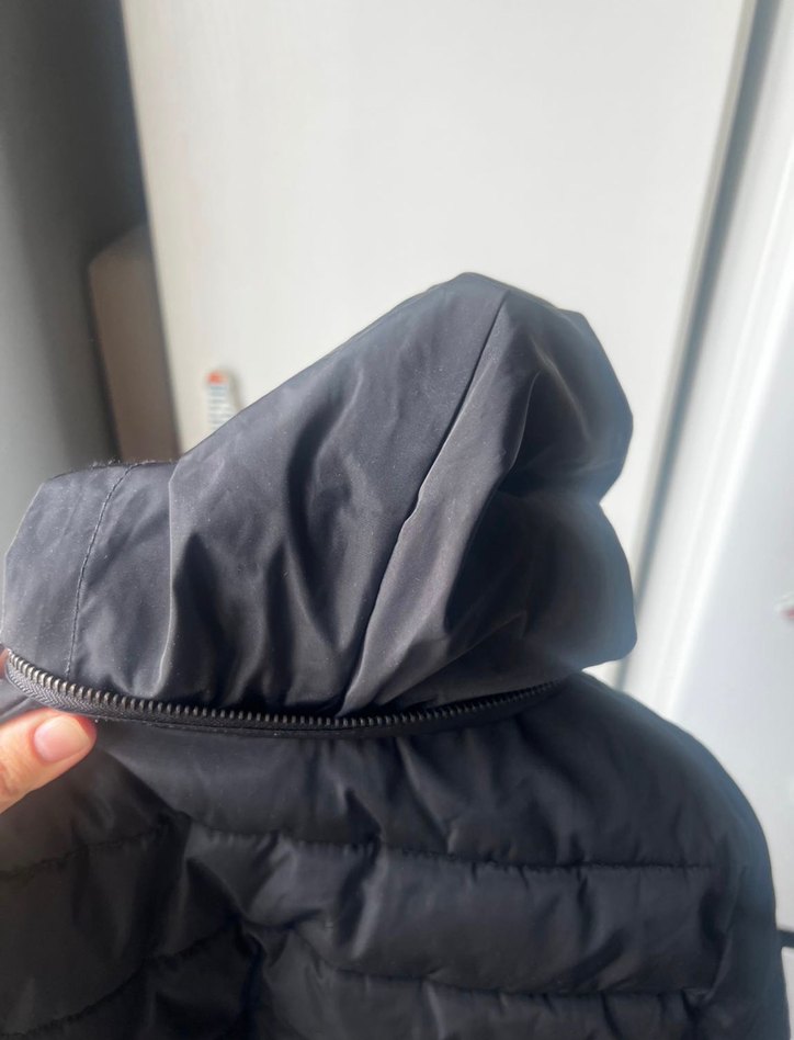 Çocuk mont Kürklü Siyah Kışlık - Görsel 3