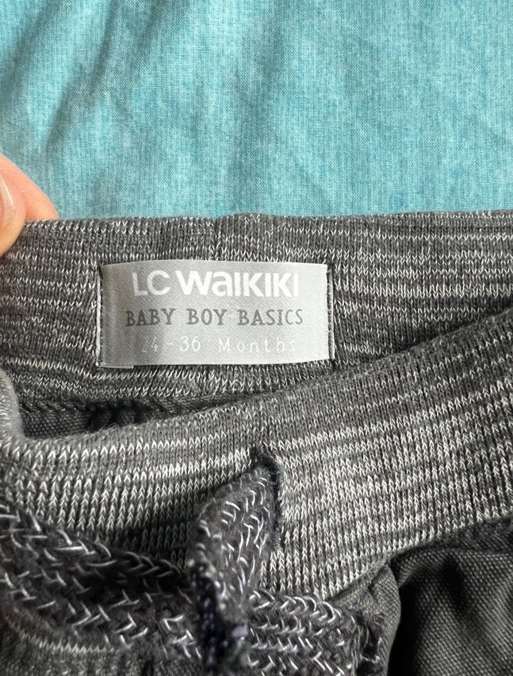 Gri Erkek Çocuk Bol Kesim Kot Pantolon - Görsel 3