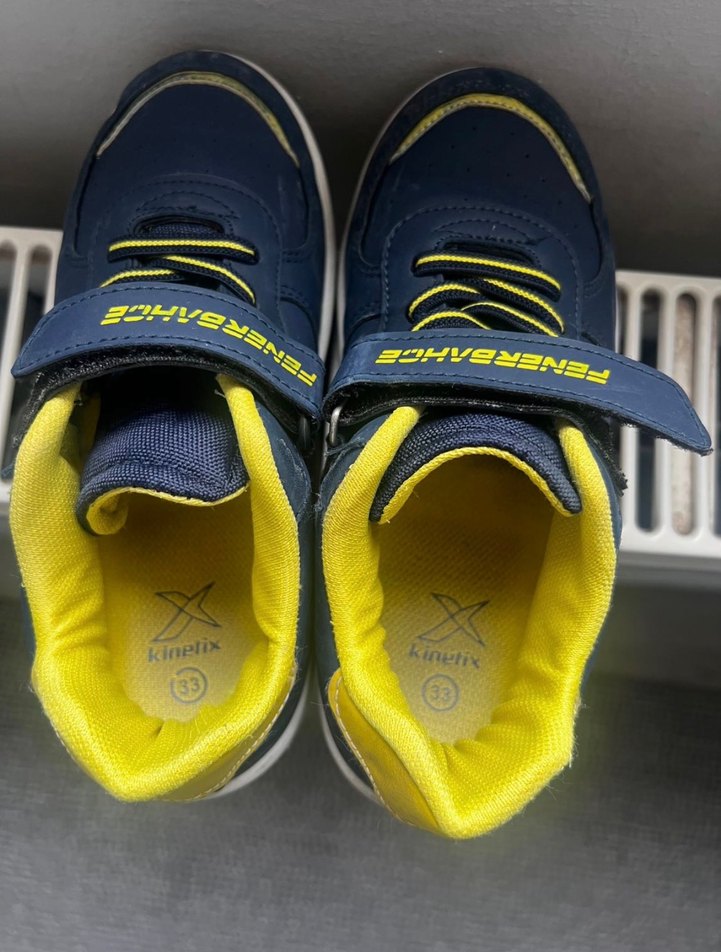 Erkek Çocuk Fenerbahçeli Sarı Siyah Spor Ayakkabı - Görsel 3