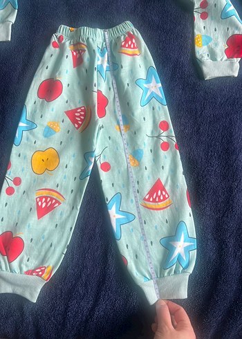 Renkli Desenli Triko Çocuk Takımı - Görsel 2