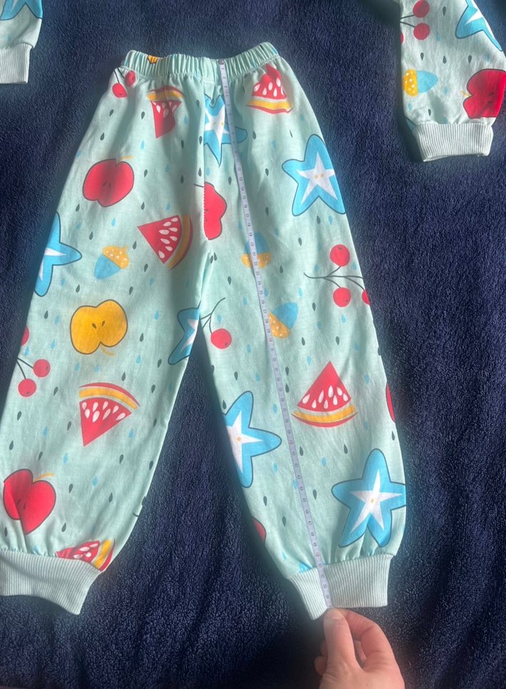 Renkli Desenli Triko Çocuk Takımı - Görsel 2