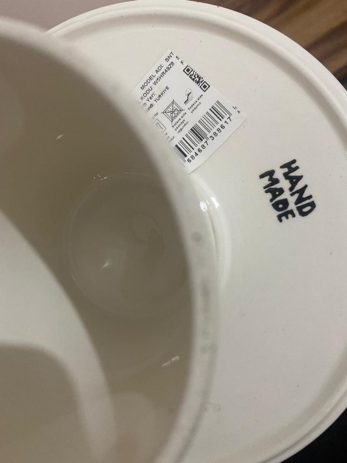 Leopar Desenli Beyaz Ayaklı Tabak - Görsel 3