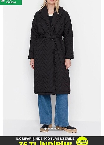 Oversize Şişme mont