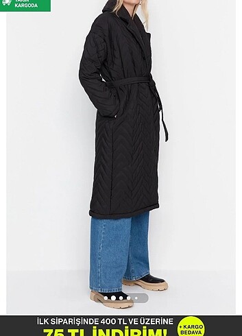 s Beden siyah Renk Oversize Şişme mont