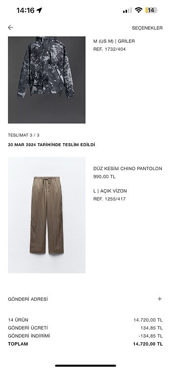 Zara Zara pant