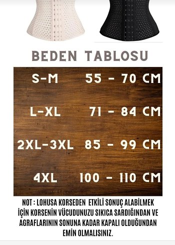 Bej lohusa korsesi - Görsel 3