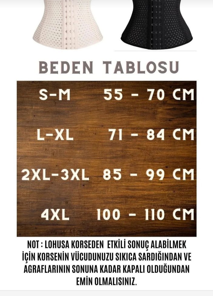 Bej lohusa korsesi - Görsel 3