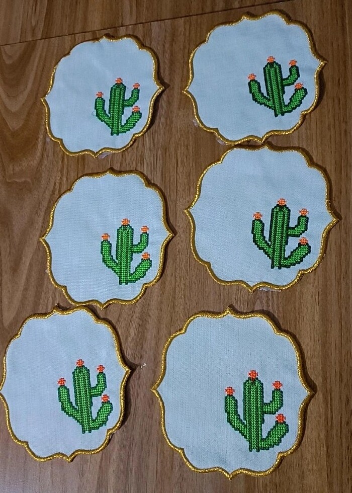 6 lı sunum peçetsei  - Görsel 2