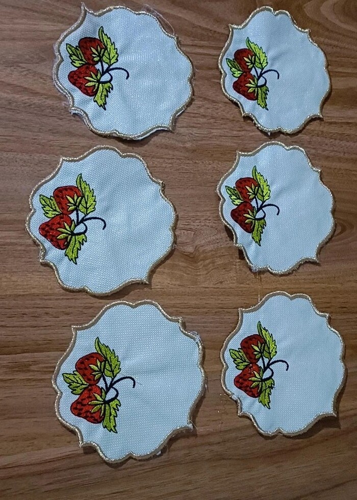 6 lı sunum peçetsei  - Görsel 2