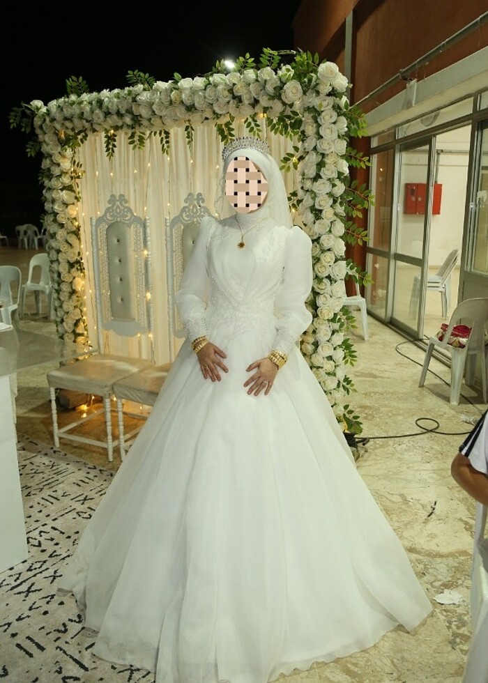 Tesettür gelinlik  - Görsel 2