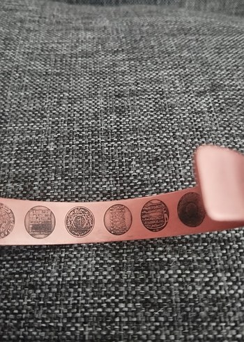  Beden pembe Renk 6 Dualı saf bakır bıleklık