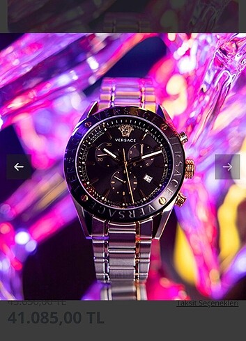 Versace orjınal saat 
