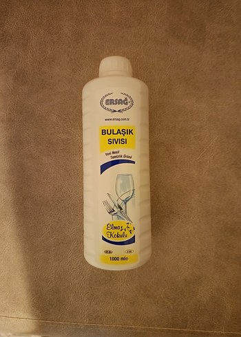 Ersağ Bulaşık Sıvısı 1000 ml Elma Kokulu
