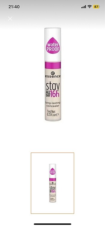 Essence stay all day concealer / kapatıcı