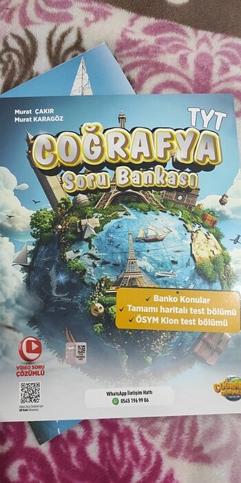 Coğrafya Gurmesi tyt soru bankası ve harita gurmesi konu anlatım