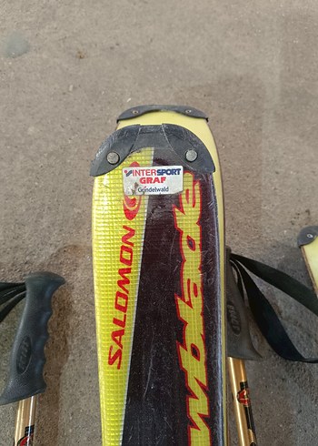 Çok Renkli Erkek Kayak Ayakkabısı ve Baston Seti - Görsel 3