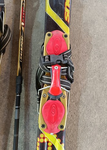 Çok Renkli Erkek Kayak Ayakkabısı ve Baston Seti - Görsel 6