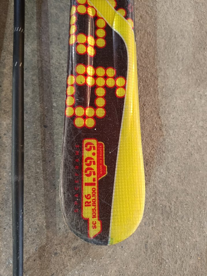 Çok Renkli Erkek Kayak Ayakkabısı ve Baston Seti - Görsel 5