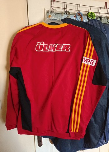 Erkek Kırmızı Uzun Kollu Spor Sweatshirt - Görsel 6