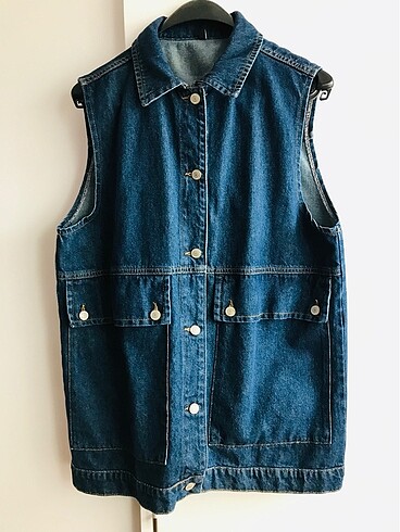 38 Beden Denim yelek