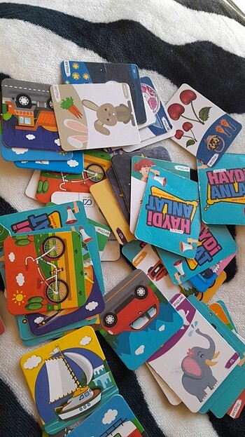 Fisher Price Egitici oyun kartları