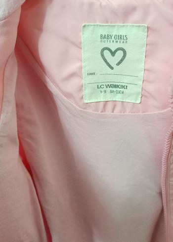 Kız Çocuk Pembe Fermuarlı Yağmurluk - Görsel 6