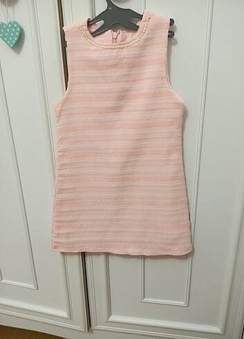 Kız çocuk sade ve şık elbise - Görsel 5