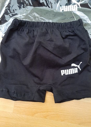 Siyah Puma Baskılı Çocuk Boxer