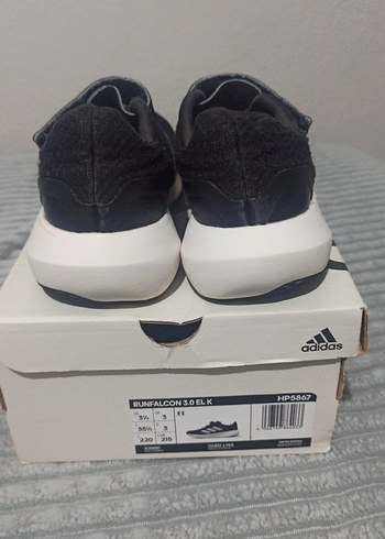 Gri Erkek Çocuk Sneakers Cırtlı - Görsel 4