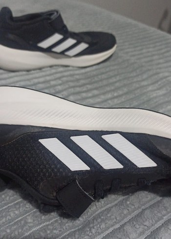 Gri Erkek Çocuk Sneakers Cırtlı - Görsel 3