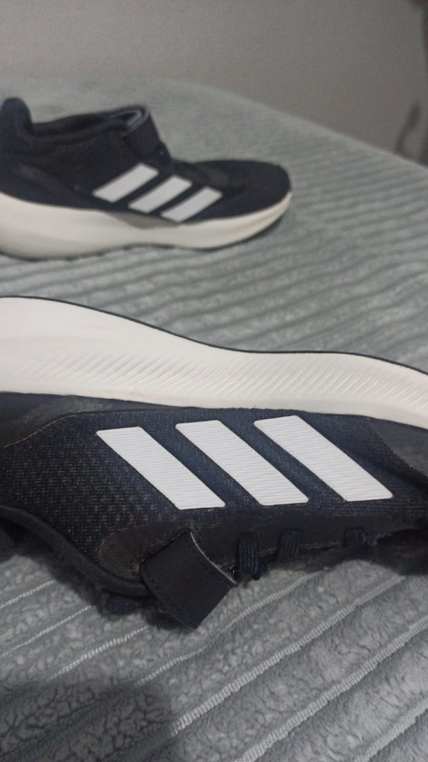 Gri Erkek Çocuk Sneakers Cırtlı - Görsel 3