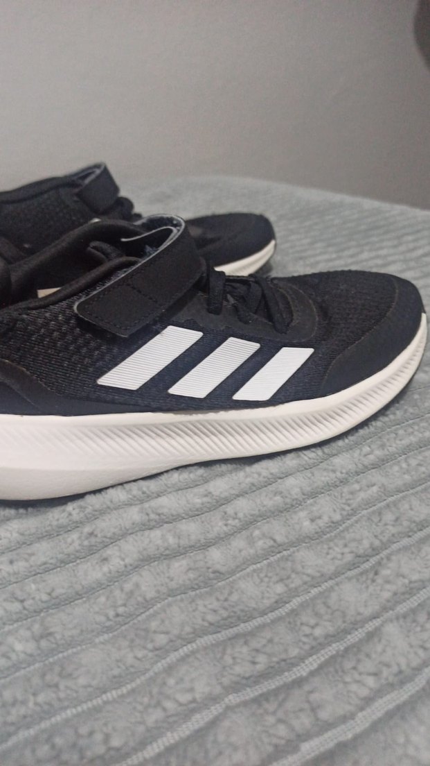 Gri Erkek Çocuk Sneakers Cırtlı - Görsel 2