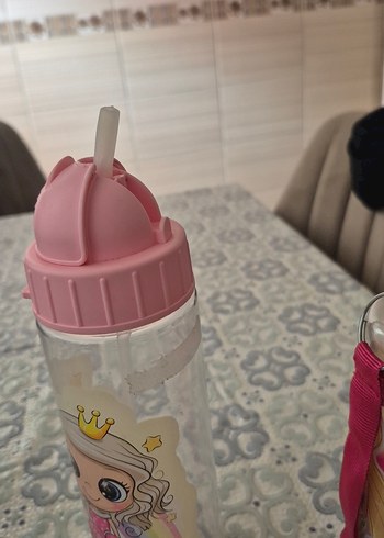Pembe Çocuk Pipetli Suluk - Görsel 2