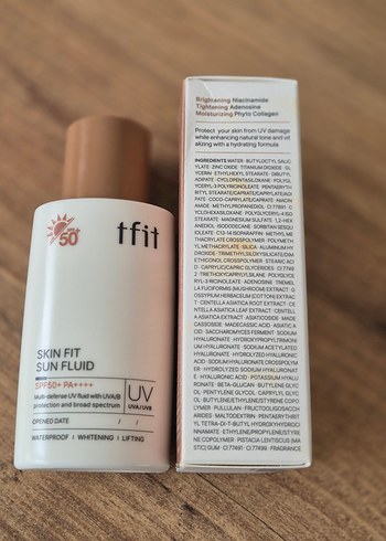 Tfit Skin Fit Güneş Koruyucu Sıvı SPF 50 - Görsel 4