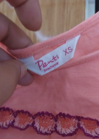 kadin Pembe Fırfırlı Askılı elbise plaj - Görsel 3