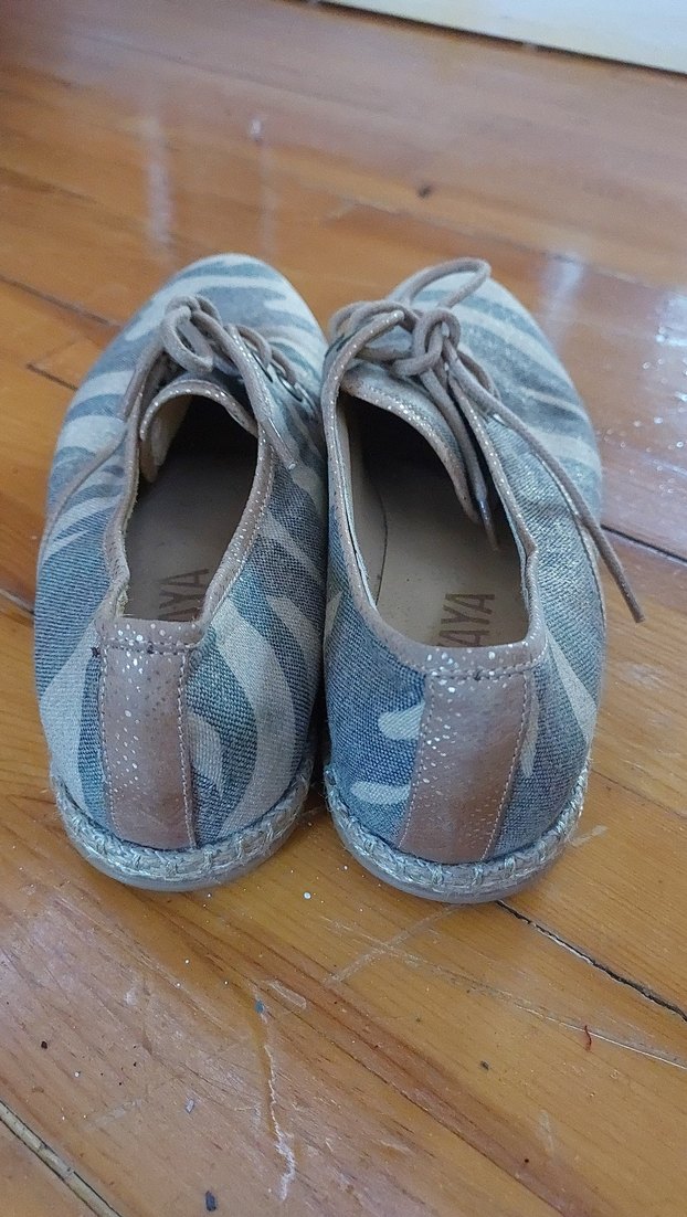 Kamuflaj Desenli kadin Kot Espadril - Görsel 3