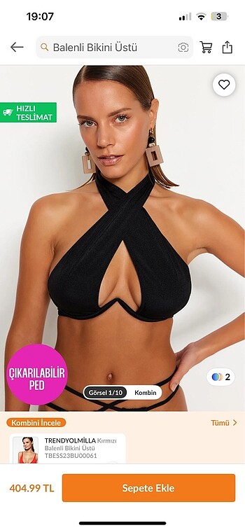 Bikini üstü