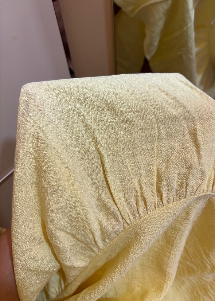 Butter yellow elbise - Görsel 5