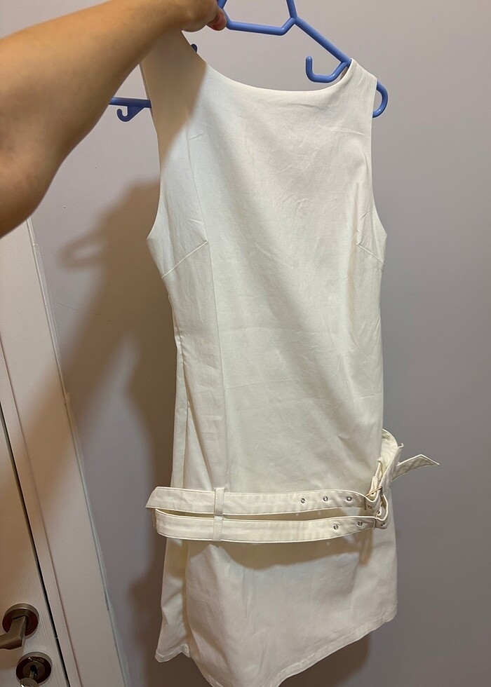 BERSHKA kemerli elbise - Görsel 3