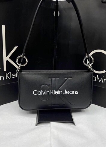 Calvin Klein Siyah baget çanta 