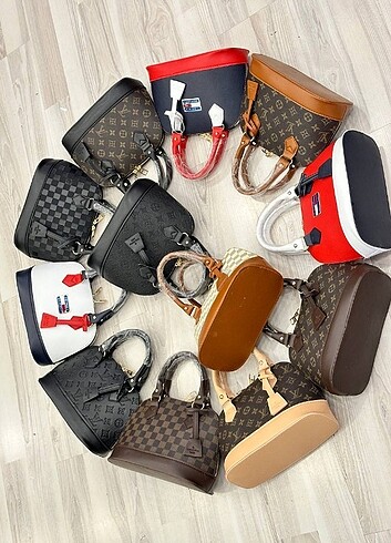 Louis Vuitton Louis vuitton siyah kahve askılı çanta