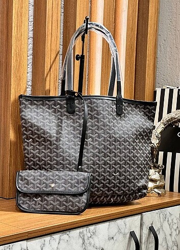 Goyard siyah büyük kol çantası 