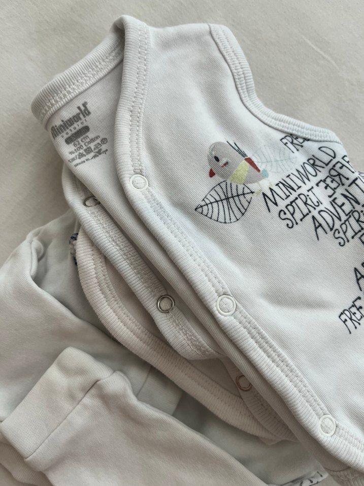 Bebek Erkek Bohem Desenli Uzun Kollu Takım - Görsel 2