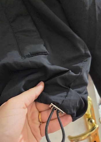 s Beden siyah Renk Siyah Salaş bershka mont