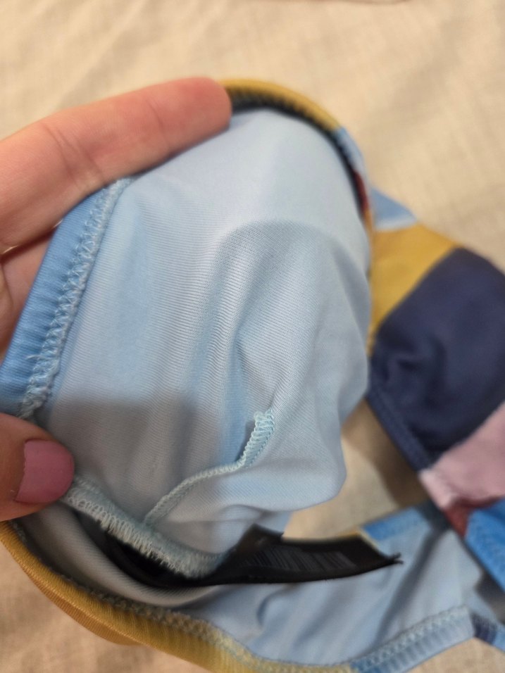 Pastel Renkli Tie-Dye Mini Bikini - Görsel 2